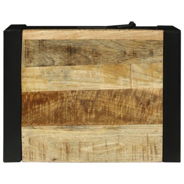 vidaXL Ντουλάπα Μπάνιου 40x30x40cm Στερεό Ξύλο Τραχύ Μάνγκο