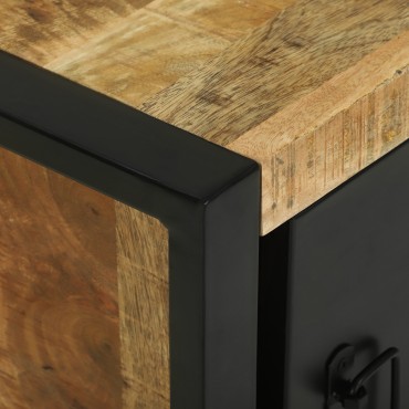 vidaXL Ντουλάπα Μπάνιου 40x30x40cm Στερεό Ξύλο Τραχύ Μάνγκο