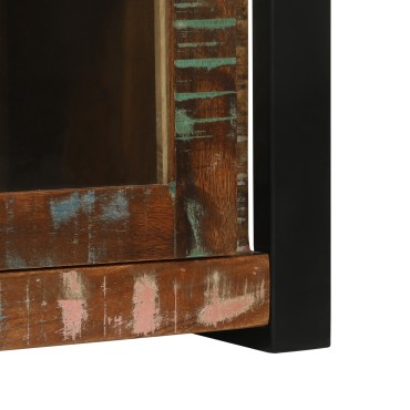 vidaXL Ντουλάπι Μπάνιου Πολύχρωμο 40x30x60cm Σταθερό Ξύλο Ανακυκλωμένο