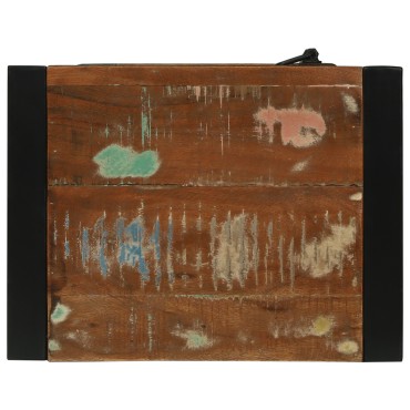vidaXL Ντουλάπι Μπάνιου Πολύχρωμο 40x30x60cm Σταθερό Ξύλο Ανακυκλωμένο