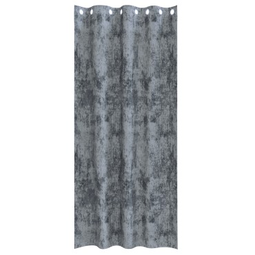 vidaXL Βελούδινες Κουρτίνες 2 τμχ. Ασημί Γκρι 245x140cm Βελούδο