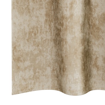 vidaXL Βελούδινες Κουρτίνες 2 τμχ. Κρεμ 140x140cm Βελούδο