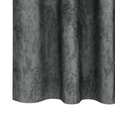 vidaXL Βελούδινες Κουρτίνες 2 τμχ. Γκρι 140x140cm Βελούδο