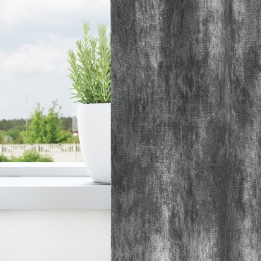 vidaXL κουρτίνες 2 τεμ με τσέπες ράβδου Γκρι 225x140 εκ