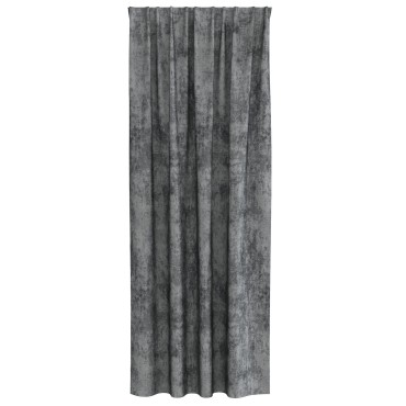 vidaXL Βελούδινες Κουρτίνες 2 τμχ. Γκρι 245x140cm Βελούδο