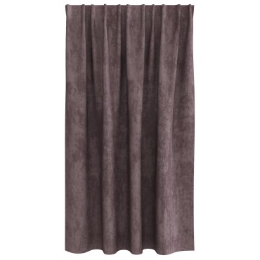 vidaXL Βελούδινες Κου curtains 2 τεμ. με οπές Καφέ 140x140cm