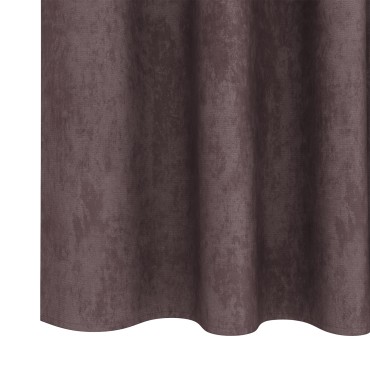 vidaXL Βελούδινες Κου curtains 2 τεμ. με οπές Καφέ 140x140cm
