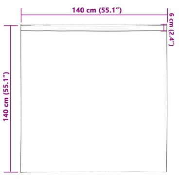 vidaXL Βελούδινες Κουρτίνες 2 τμχ. Καφέ 140x140cm Βελούδο
