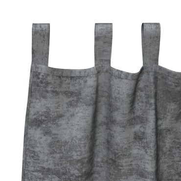 vidaXL Βελούδινες Κουρτίνες 2 τμχ. Γκρι 245x140cm Βελούδο