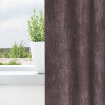 vidaXL κουρτίνες 2 τεμ με θηλιές Καφέ 245x140cm