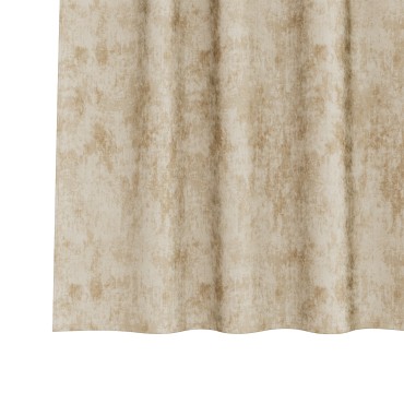 vidaXL Βελούδινες Κουρτίνες 2 τμχ. Κρεμ 175x140cm Βελούδο