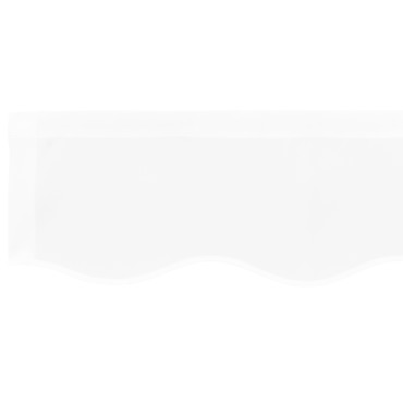 vidaXL Κουρτίνα τέντας για 5 μ πλαίσιο Λευκή 4.8x0.2 μ