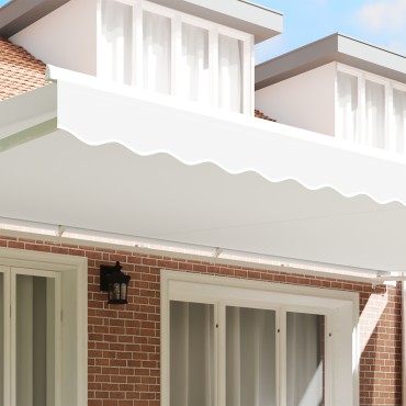 vidaXL Τέντα Valance για πλαίσιο 6 μ. Λευκή 5.8x0.2 μ.