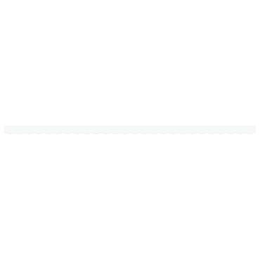 vidaXL Τέντα Valance για πλαίσιο 6 μ. Λευκή 5.8x0.2 μ.