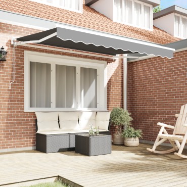 vidaXL Electric Awning Frame 2.5 x 2 m Λευκό