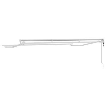 vidaXL Electric Awning Frame 3,5 x 2 m Λευκό