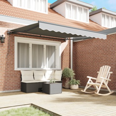 vidaXL Electric Awning Frame 3 x 2.5 m Ανθρακί