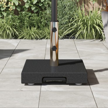 vidaXL Βάση ομπρέλας 29 kg Μαύρο Γρανίτης τετράγωνο