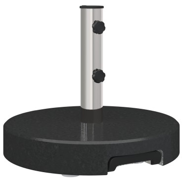 vidaXL Βάση ομπρέλας 29 kg Μαύρο Γρανίτης Γύρος
