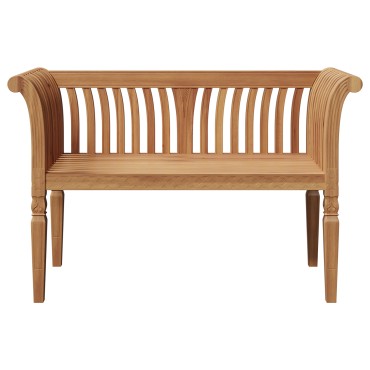 vidaXL Πάγκος Κήπου 127.5x52x80cm Μασίφ Ξύλο Teak