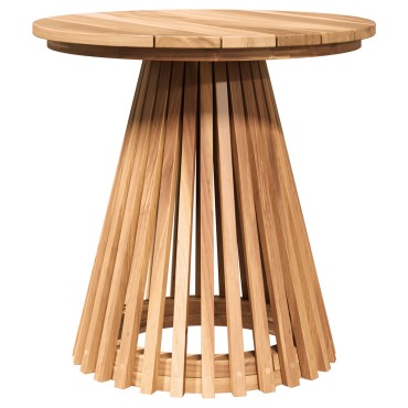 vidaXL Τραπέζι Κήπου 50x49.5cm Μασίφ Ξύλο Teak 1 τεμ.