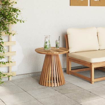 vidaXL Τραπέζι Κήπου 50x49.5cm Μασίφ Ξύλο Teak 1 τεμ.