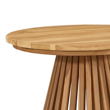 vidaXL Τραπέζι Κήπου 50x49.5cm Μασίφ Ξύλο Teak 1 τεμ.
