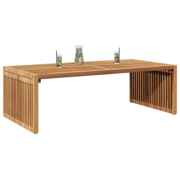 vidaXL Τραπεζάκι κήπου 110x55x35.5cm Μασίφ ξύλου teak 1 τεμ.