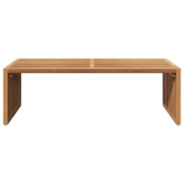 vidaXL Τραπεζάκι κήπου 110x55x35.5cm Μασίφ ξύλου teak 1 τεμ.