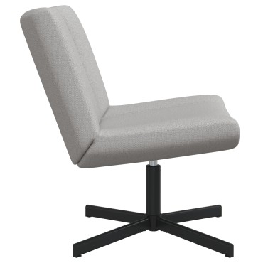 vidaXL Περιστρεφόμενη καρέκλα Σκίουρος Γκρί 63x75x76cm ύφασμα
