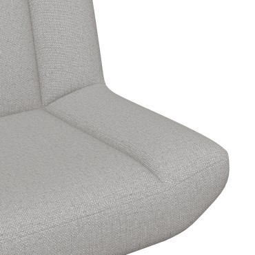vidaXL Περιστρεφόμενη καρέκλα Σκίουρος Γκρί 63x75x76cm ύφασμα