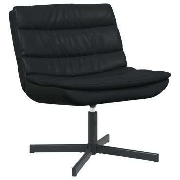 vidaXL Περιστρεφόμενη καρέκλα Μαύρο 63x75x76cm Λαμπερό PU
