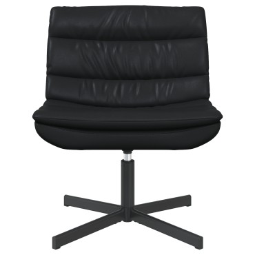 vidaXL Περιστρεφόμενη καρέκλα Μαύρο 63x75x76cm Λαμπερό PU