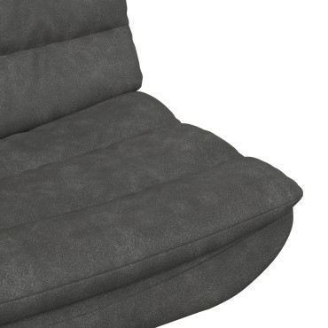 vidaXL Περιστρεφόμενη καρέκλα Μαύρο 63x75x76cm Αντίκα PU