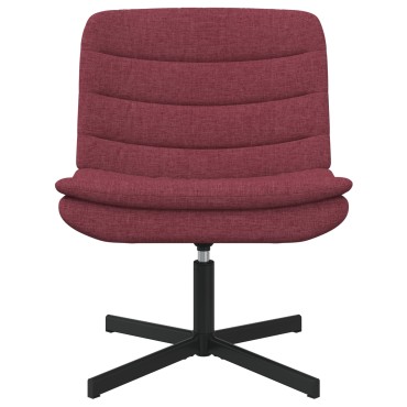 vidaXL Περιστρεφόμενη καρέκλα Κόκκινο 63x75x76cm ύφασμα