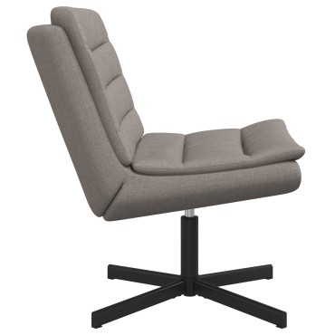 vidaXL Περιστρεφόμενη καρέκλα Taupe 63x75x76cm ύφασμα