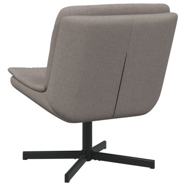 vidaXL Περιστρεφόμενη καρέκλα Taupe 63x75x76cm ύφασμα