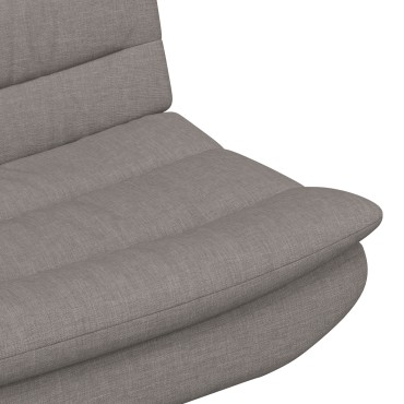 vidaXL Περιστρεφόμενη καρέκλα Taupe 63x75x76cm ύφασμα