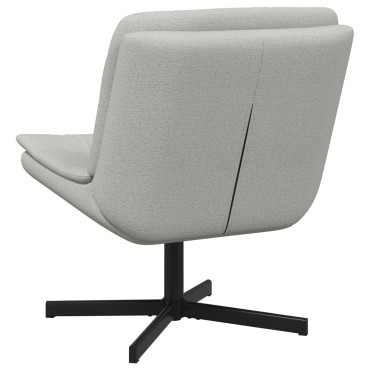 vidaXL Περιστρεφόμενη καρέκλα Σκίουρος Γκρί 63x75x76cm ύφασμα