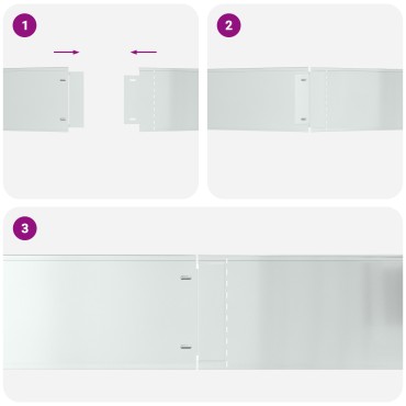 vidaXL Περίφραξη Γκαζόν 5 τμχ 25x100 cm Ευέλικτο Γαλβανισμένο Ατσάλι