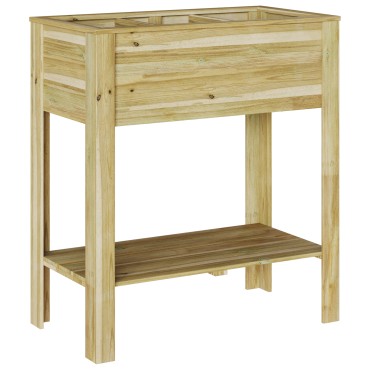 vidaXL Ράφι Φυτών 85x46x94 εκ Επεξεργασμένο Ξύλο Πεύκου