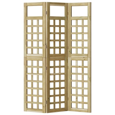 vidaXL Εξωτερική Οθόνη 120x180cm Μασίφ Ξύλο Πεύκου