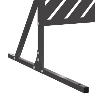 vidaXL Οθόνη Ιδιωτικότητας 100x50x180cm Ατσάλι Μαύρο