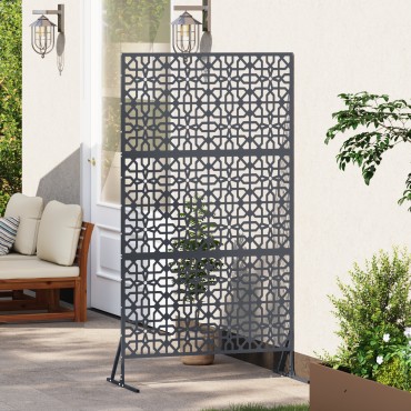 vidaXL Οθόνη Ιδιωτικότητας 100x50x180cm Ατσάλι Ανθρακί
