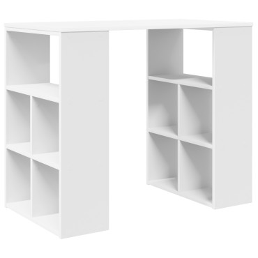 vidaXL Γραφείο Λευκό Επεξεργασμένο Ξύλο 90x50x75cm 1 τεμ.