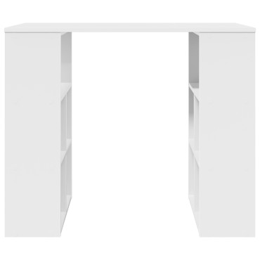 vidaXL Γραφείο Λευκό Επεξεργασμένο Ξύλο 90x50x75cm 1 τεμ.