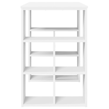 vidaXL Γραφείο Λευκό Επεξεργασμένο Ξύλο 90x50x75cm 1 τεμ.