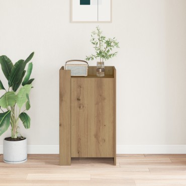 vidaXL Μπουφές Μασίφ Δρυ 45x35x75cm Επεξεργασμένο Ξύλο 1 τεμ.