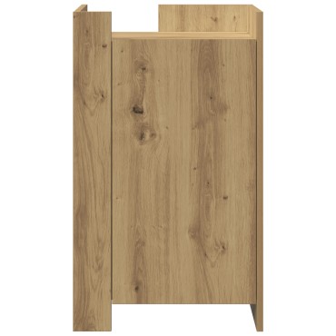 vidaXL Μπουφές Μασίφ Δρυ 45x35x75cm Επεξεργασμένο Ξύλο 1 τεμ.