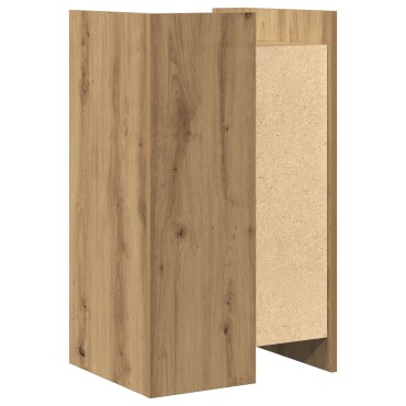 vidaXL Μπουφές Μασίφ Δρυ 45x35x75cm Επεξεργασμένο Ξύλο 1 τεμ.